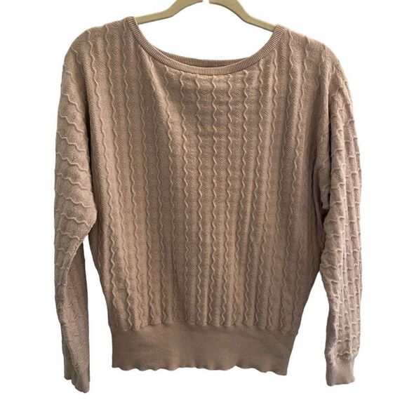 Truth by Republic Camel Tan Crewneck Soft Sweater Top Women’s Size Medium - Picture 1 of 4